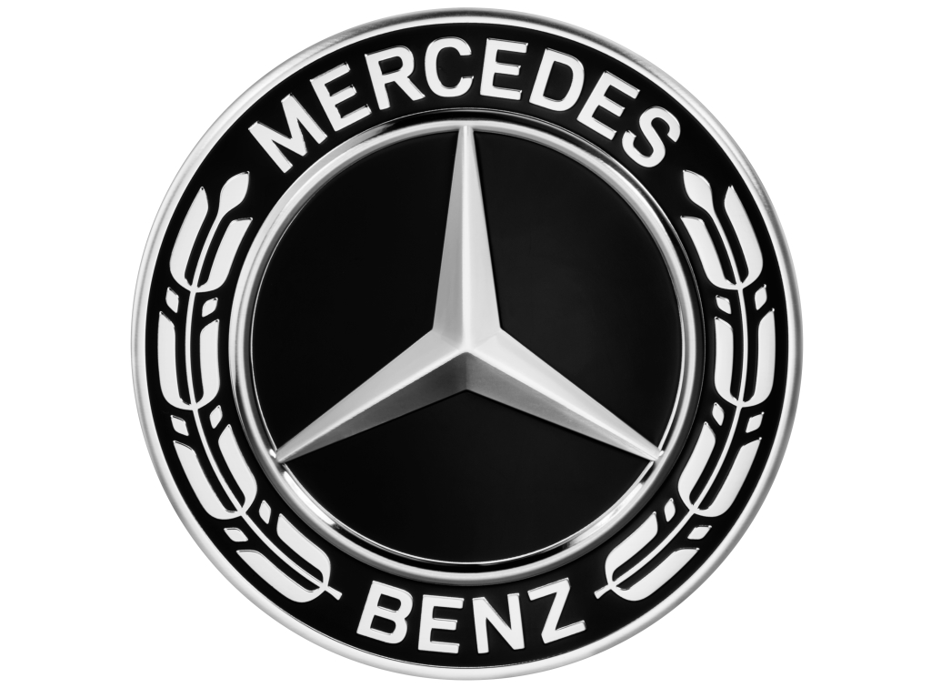 Nabendeckel grau matt mit Chromstern Original Mercedes-Benz